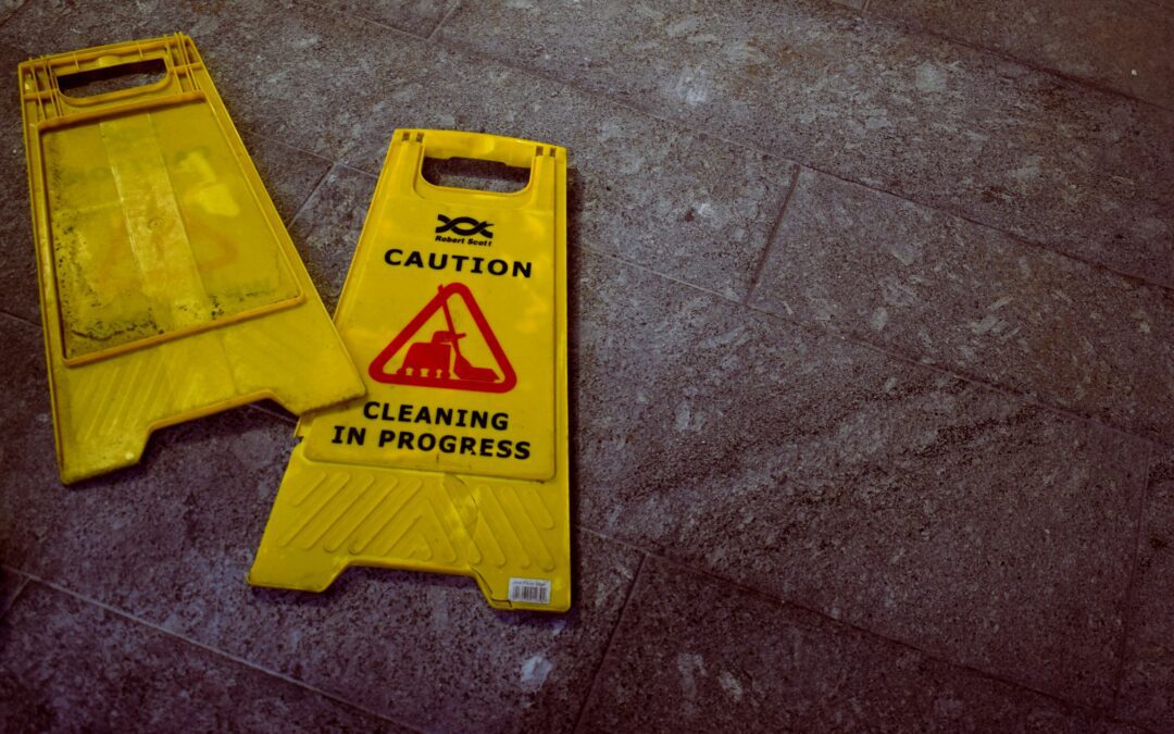 Commercial Cleaning Caution Signs for Wet Floors